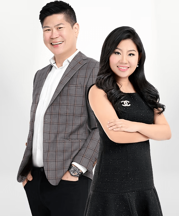 Christopher Ng and Jasmine Chan — leadership team